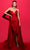 Tarik Ediz 98424 - Jeweled Back Evening Gown Special Occasion Dress 0 / Red