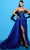 Tarik Ediz 98429 - Beaded Straight-Across Evening Gown Evening Dresses