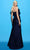 Tarik Ediz 98433 - Strapless Pleated Bodice Evening Gown Evening Dresses