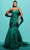 Tarik Ediz 98434 - Strapless Taffeta Evening Gown Special Occasion Dress 0 / Emerald