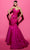 Tarik Ediz 98434 - Strapless Taffeta Evening Gown Special Occasion Dress 0 / Fuchsia