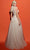 Tarik Ediz 98444 - Floral Applique Illusion A-line Gown Evening Dresses