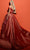 Tarik Ediz 98458 - Feather Trimmed Evening Gown Special Occasion Dress