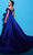 Tarik Ediz 98458 - Feather Trimmed Evening Gown Special Occasion Dress