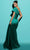 Tarik Ediz 98460 - Asymmetric Taffeta Sheath Gown Evening Dresses