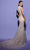 Tarik Ediz 98470 - Floral Illusion Mermaid Gown Evening Dresses