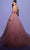 Tarik Ediz 98471 - Draped Sleeve Corset Ballgown Special Occasion Dress