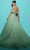 Tarik Ediz 98472 - Off-Shoulder Glitter Tulle Prom Gown Prom Dresses