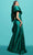 Tarik Ediz 98477 - Draped Asymmetrical Evening Gown Special Occasion Dress