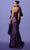 Tarik Ediz 98477 - Draped Asymmetrical Evening Gown Special Occasion Dress