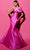 Tarik Ediz 98488 - Bow Accent Mermaid Evening Gown Special Occasion Dress 0 / Fuchsia