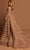 Tarik Ediz 98491 - Bead Embellished Long Sleeve Gown Prom Dresses