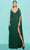 Tarik Ediz 98492 - Pleated Bead Embellished Sheath Gown Evening Dresses
