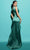 Tarik Ediz 98497 - Twist Style Evening Gown with Slit Special Occasion Dress