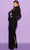 Tarik Ediz 98504 - Long Sleeve Glitter Jersey Evening Gown Special Occasion Dress