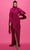 Tarik Ediz 98524 - Long Sleeve Knotted Front Evening Gown Evening Dresses 0 / Fuchsia