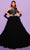 Tarik Ediz 98536 - Halter Ruffled Tulle Ballgown Special Occasion Dress 0 / Vanilla