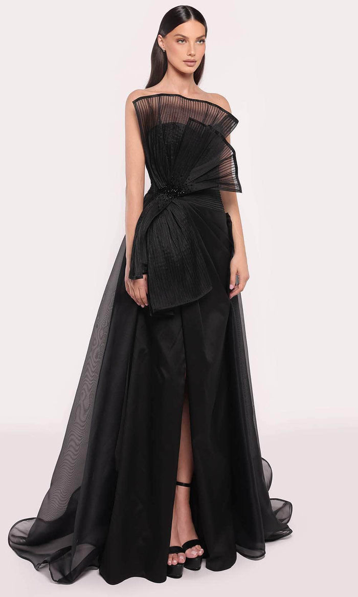 Tarik Ediz 98708 - Long Tafetta Trumpet/A-Line Dress