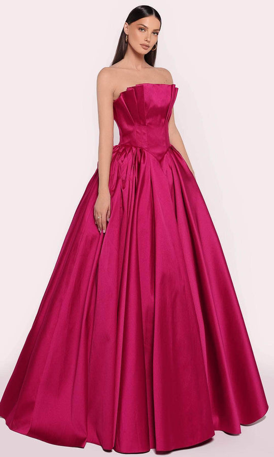 Tarik Ediz 98733 - Strapless Taffeta Ballgown