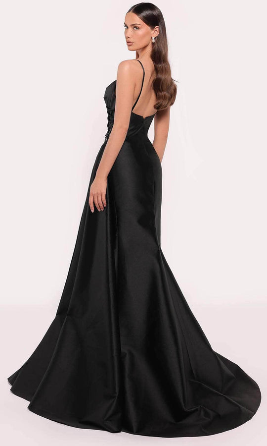 Tarik Ediz 98756 - Spaghetti Strap Braided Gown