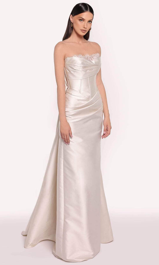 Tarik Ediz 98763 - Bow Paneled Evening Gown