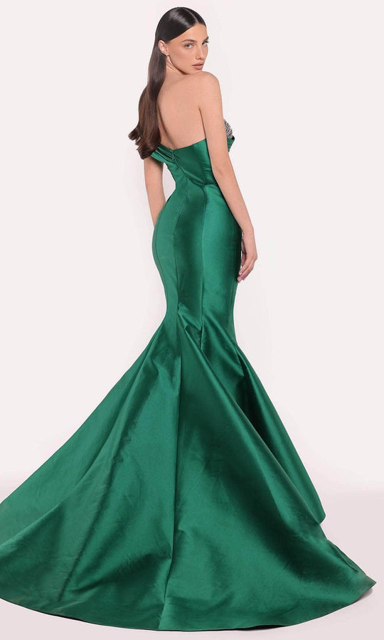 Tarik Ediz 98766 - Beaded Bust Mermaid Gown