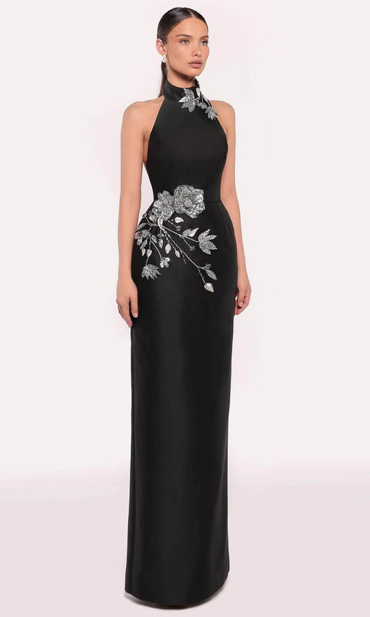 Tarik Ediz 98834 - Bejeweled Halter Evening Gown