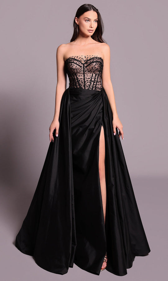 Tarik Ediz 99017 - Embellished Corset Sweetheart Gown