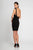 Terani Couture 1721C4014 - Metallic Chained Sheath Dress Graduation Dresses 10 / Black