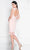 Terani Couture 1811C6011 - Fringed Sheath Dress Special Occasion Dress 8 / Blush