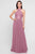 Terani Couture 1813B5193 - Cross Halter Long Gown Evening Dresses 4 / Red