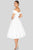 Terani Couture 1912C9656 - Tea Length Off Shoulder Dress Homecoming Dresses