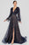Terani Couture - 1913M9414 Lace V-neck A-line Dress Mother of the Bride Dresses