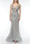 Terani Couture 1921GL0621 - Metallic Trumpet Evening Gown Pageant Dresses 8 / Silver Gold Nude