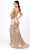 Terani Couture 232E1259 - Asymmetrical One-Sleeve Evening Dress Evening Dresses