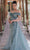 Terani Couture 232E1334 - Off Shoulder Overskirt Evening Gown Special Occasion Dress