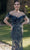 Terani Couture 232GL1439 - Off-Shoulder Feathered Sheer Prom Dress Special Occasion Dress