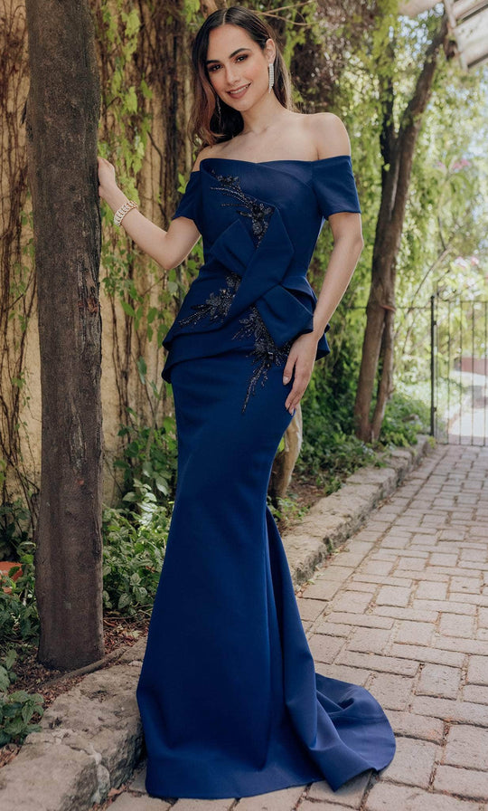 Terani Couture 232M1561 - Beaded Off-Shoulder Prom Dress