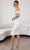 Terani Couture 241C2309 - Bead Embellished Off-Shoulder Knee-Length Dress Formal Dresses