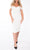 Terani Couture 241C2330 - Twist Off Shoulder Cocktail Dress Cocktail Dresses 00 / Ivory