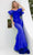 Terani Couture 241E2407 - Bow Off Shoulder Evening Dress Evening Dresses 00 / Royal