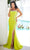 Terani Couture 241E2437 - Jewel Trimmed Evening Dress Evening Dresses 00 / Citrine