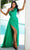 Terani Couture 241E2504 - Ruffled Sheath Evening Dress Special Occasion Dress 00 / Emerald
