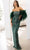 Terani Couture 241GL2603 - Feather Off-Shoulder Evening Dress Evening Gown