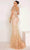 Terani Couture 241GL2631 - Feather Detailed Long Sleeve Evening Dress Evening Dresses