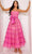 Terani Couture 241P2044 - Piping Straight Across Prom Dress Prom Dresses 00 / Fuchsia