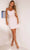 Terani Couture 241P2059 - Floral Ornate Sheath Cocktail Dress Cocktail Dresses 00 / Ivory