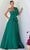 Terani Couture 241P2067 - Bow Ornate A-Line Evening Dress Evening Dresses 00 / Emerald