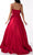 Terani Couture 241P2067 - Bow Ornate A-Line Evening Dress Evening Dresses 00 / Red