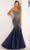 Terani Couture 241P2132 - Strapless Mermaid Long Prom Dress Prom Dresses 00 / Navy